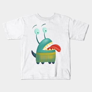 Lovesick monster sticking tongue out Kids T-Shirt